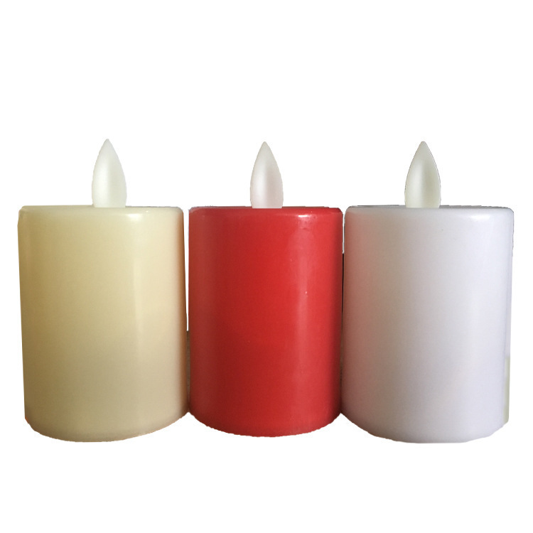 Swinging flat-mouthed simulation led candles, electronic candle lamps, decorative handicrafts and ornaments Specification image