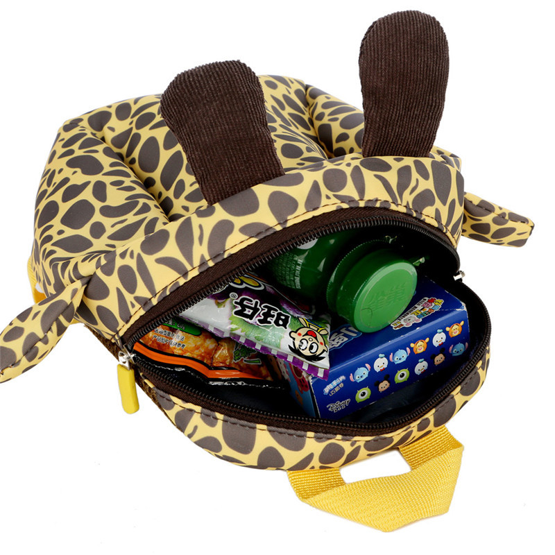 New odd-even number kindergarten schoolbag, Korean cartoon cute animal backpack, anti-wandering bag for 1-3 years old babies Item Picture