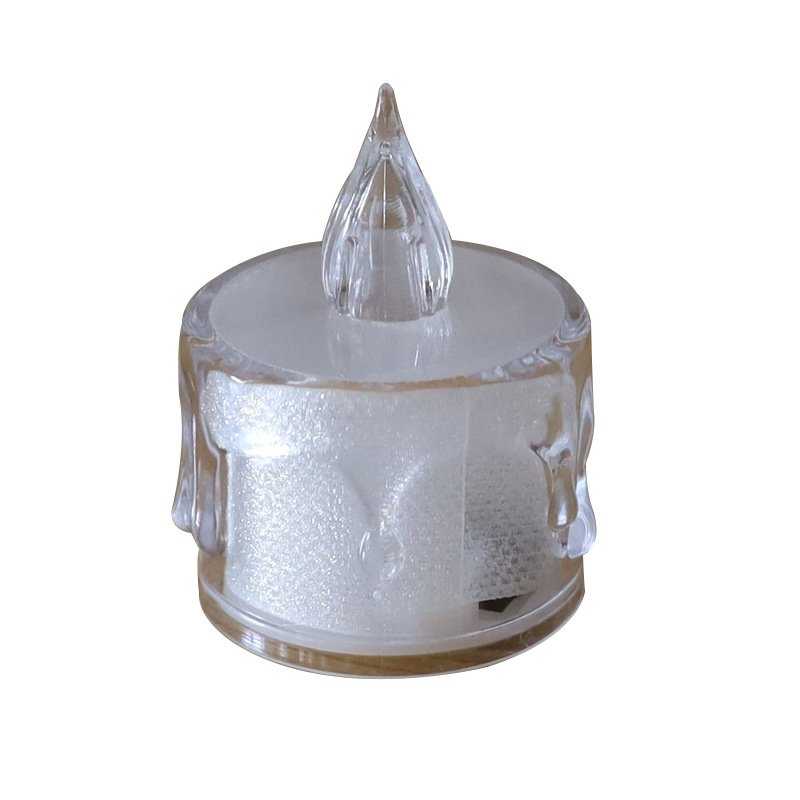 LED electronic candles, transparent shells, tea wax, smokeless tea wax, tearful tea wax, decorative handicrafts and ornaments Item Picture