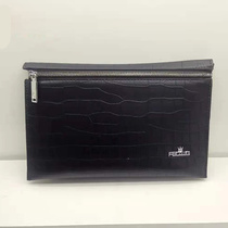 A ding bag quality men's bag 9338 wallet men's envelope bag long zippered grab bag leather bag