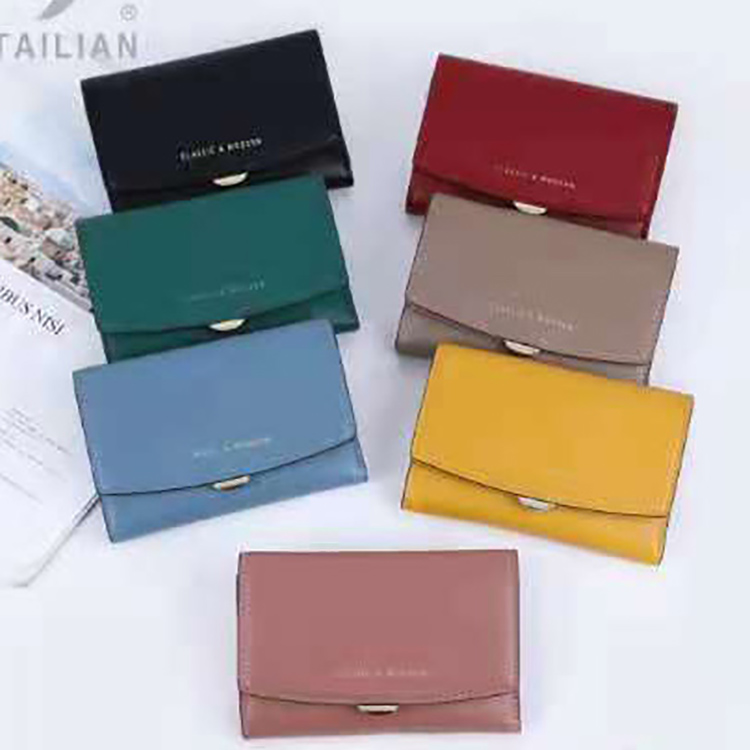 T6216-001 Small wallet Female short small wallet card bag student zero wallet