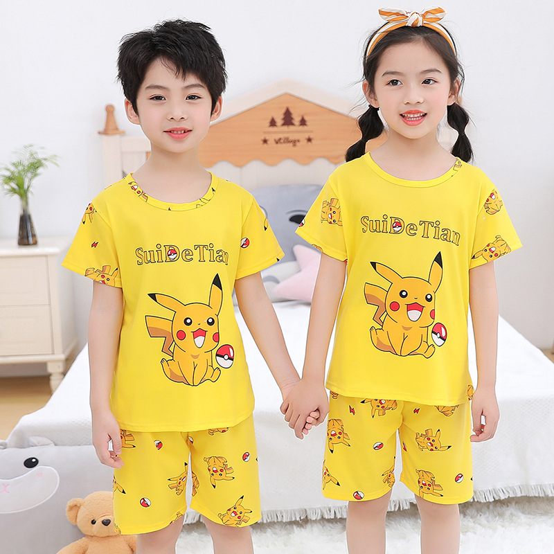 童家居服实物图