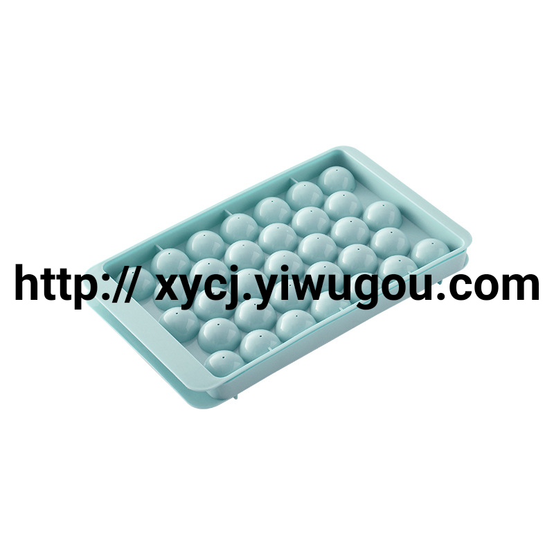 Covered round ball ice cube grid plastic ice cube mold refrigerator ice hockey mold ice-making box round ice mold ice-making box machine Application Scenario