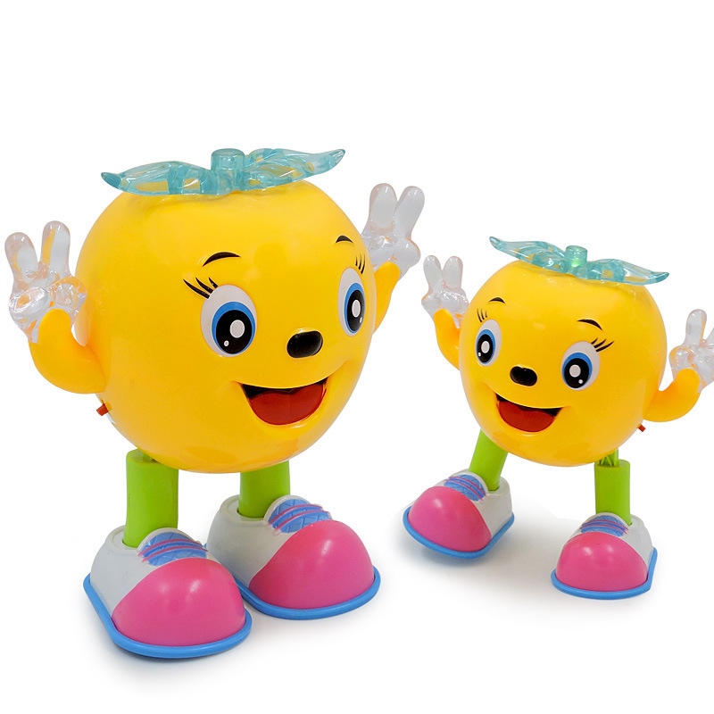 The third generation of Dancing Little Apple can sing, walk, dance, light and music, and is an educational toy for infants and children. Wholesale Application Scenario