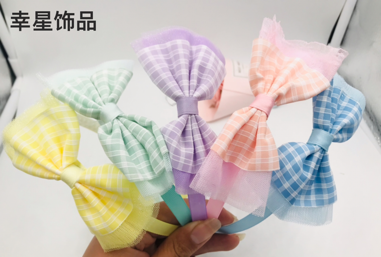 Yongaijiu Ai student headbands, children's cute hair bands, bow hair clips, toothed anti-slip headbands, headwear and hair accessories Application Scenario