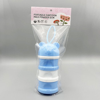 Portable baby milk powder boxes for going out, compartments for storage, sealed cans, baby rice porridge, complementary foods, rice cereal, and milk powder compartments