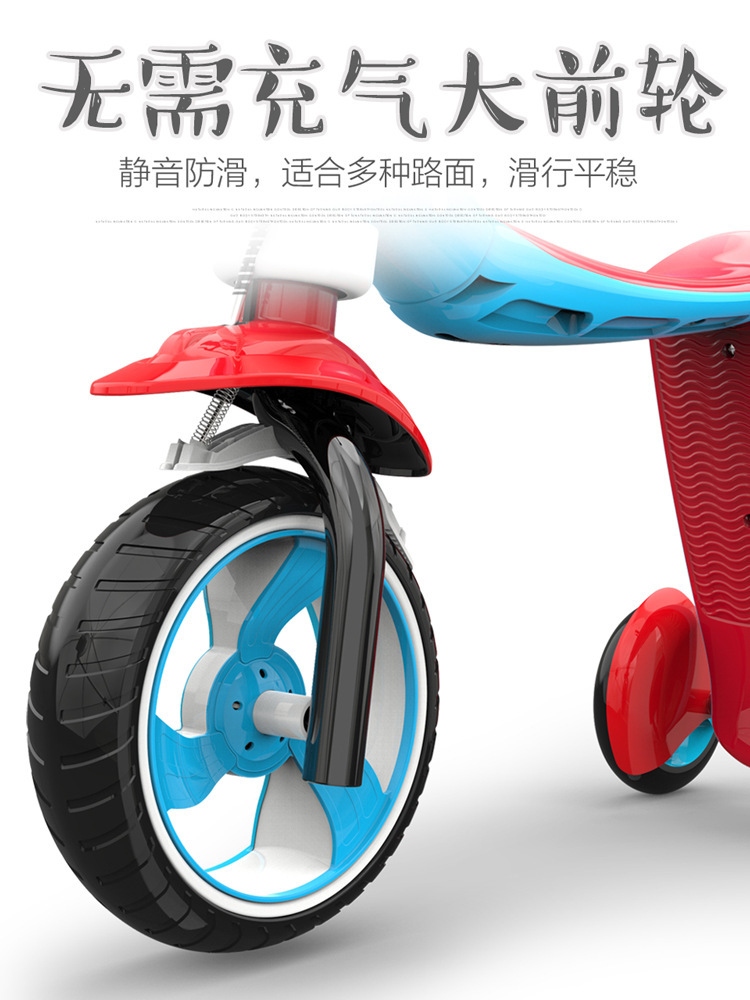 Factory direct sales of three-in-one children's pedal scooters, adjustable and foldable scooters, baby walkers and tricycles Item Picture