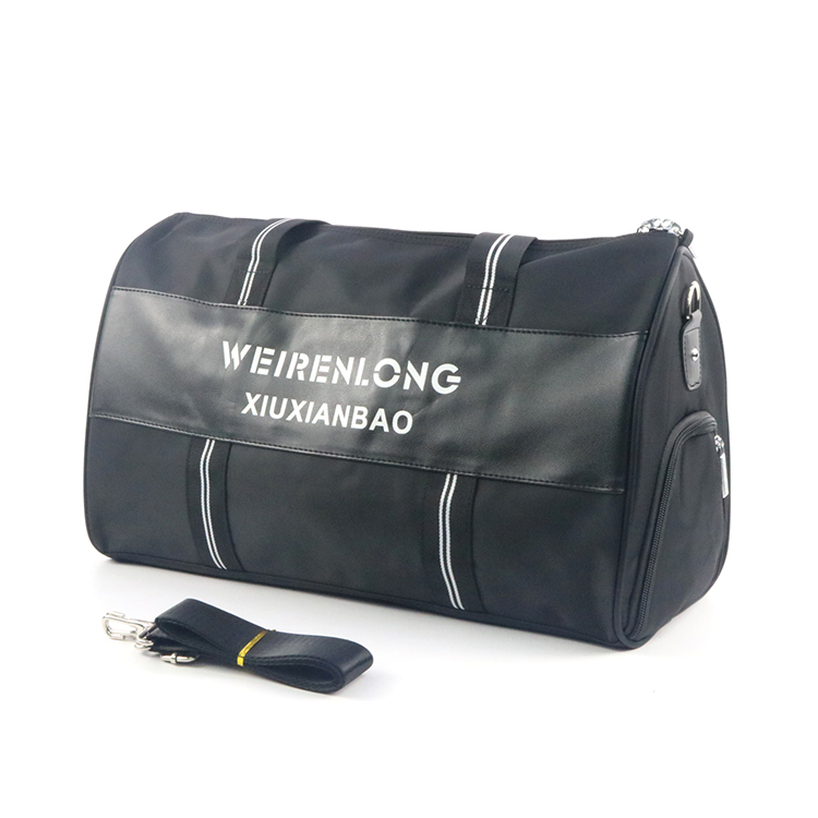 Yiding bag industry quality men's bag 1201-2 short travel bag handbag large capacity luggage bag