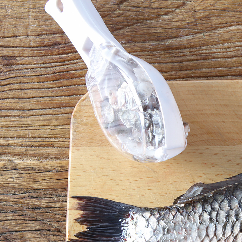 Household kitchen tools, covered fish scale shapers, kitchen fish scale shapers, manual fish scale scraping tools, fish scale scraping kitchenware Item Picture