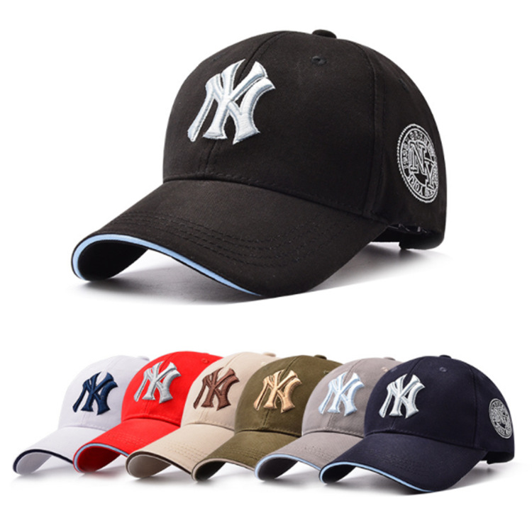 Manufacturer's outdoor hats, sports and casual baseball caps, embroidered letters, all-cotton couple wholesale sun hats details Picture