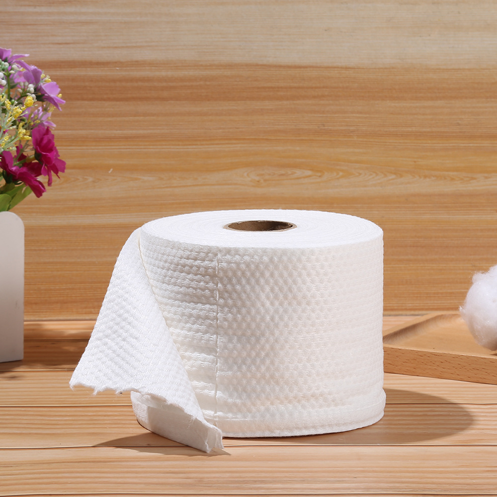 Beauty salon beauty towels, cotton pads wholesale, soft tissue roll manufacturer direct supply, disposable face towels, facial tissues details Picture
