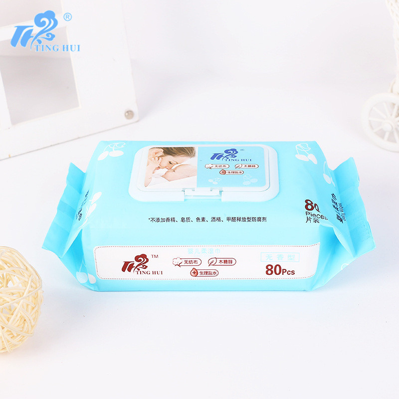 Wet wipes for babies, 80-pack, cost-effective wet wipes for children and babies, large packs with LIDS, wholesale from wet wipes manufacturers Specification image