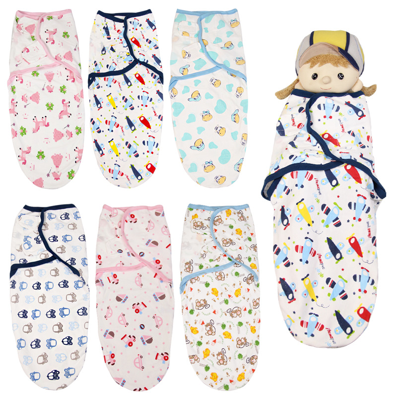 Spring, Summer And Autumn New Cotton Jersey Baby Swaddle Blanket Newborn Blanket Sleeping Bag Baby Swaddle Blanket Application Scenario