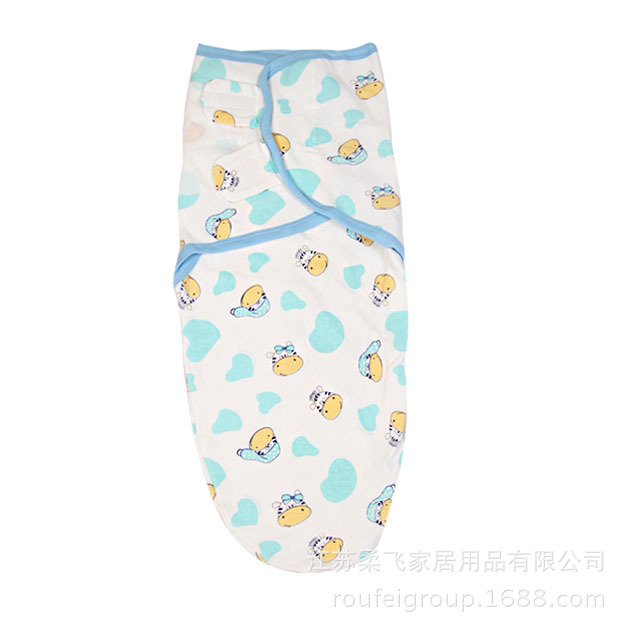 Spring, Summer And Autumn New Cotton Jersey Baby Swaddle Blanket Newborn Blanket Sleeping Bag Baby Swaddle Blanket Item Picture