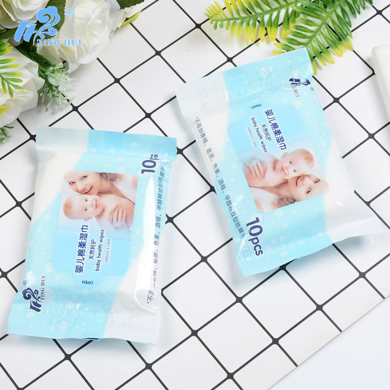 无香护理婴儿家用湿巾 婴儿手口专用无纺布护理湿纸巾厂家直供