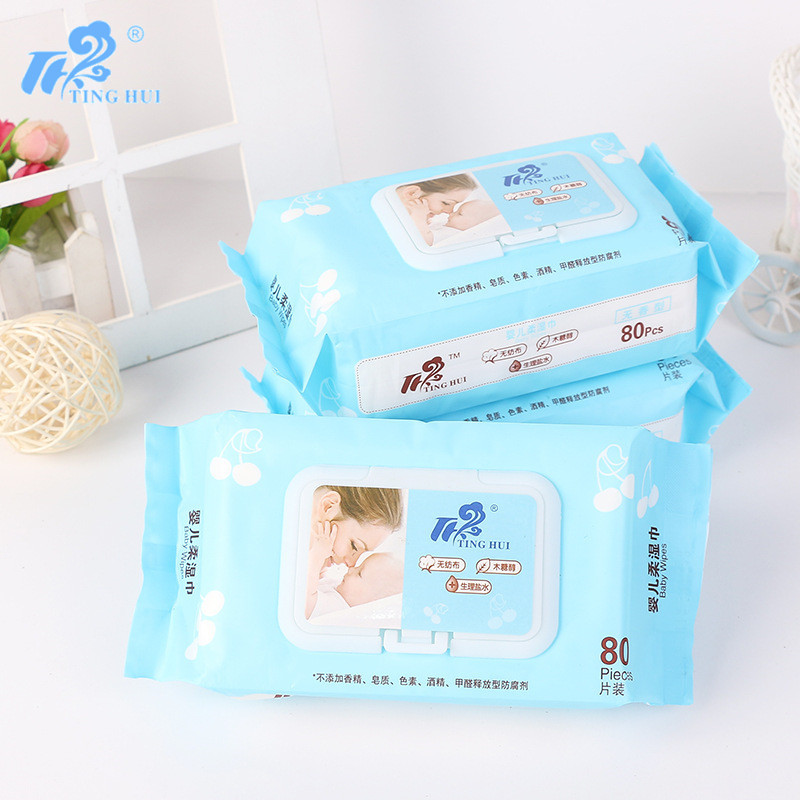Wet wipes for babies, 80-pack, cost-effective wet wipes for children and babies, large packs with LIDS, wholesale from wet wipes manufacturers details Picture