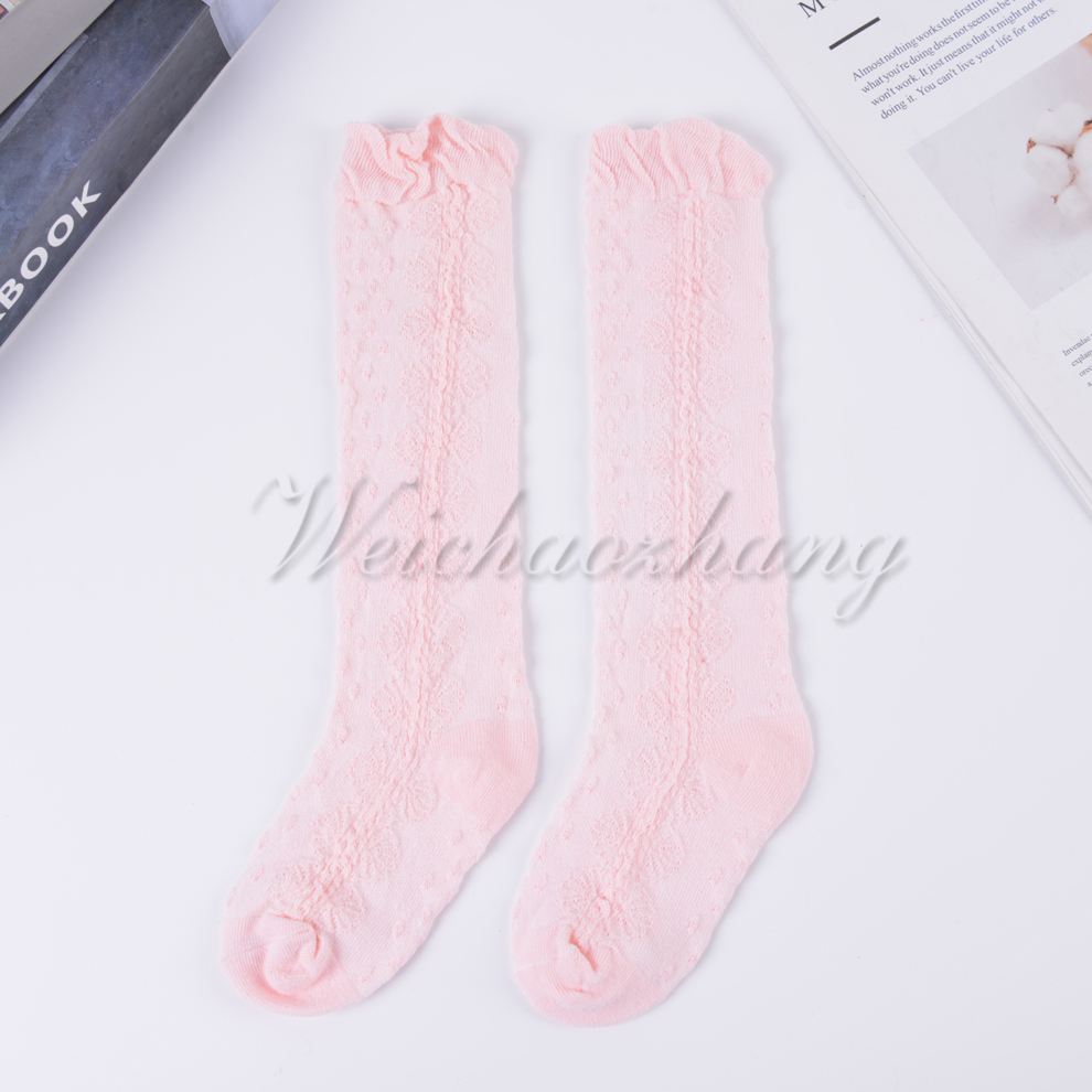 2 pairs free delivery 19.9 breathable skin-friendly baby socks Thin baby anti-mosquito stockings stockings combed cotton newborn stockings for boys and girls