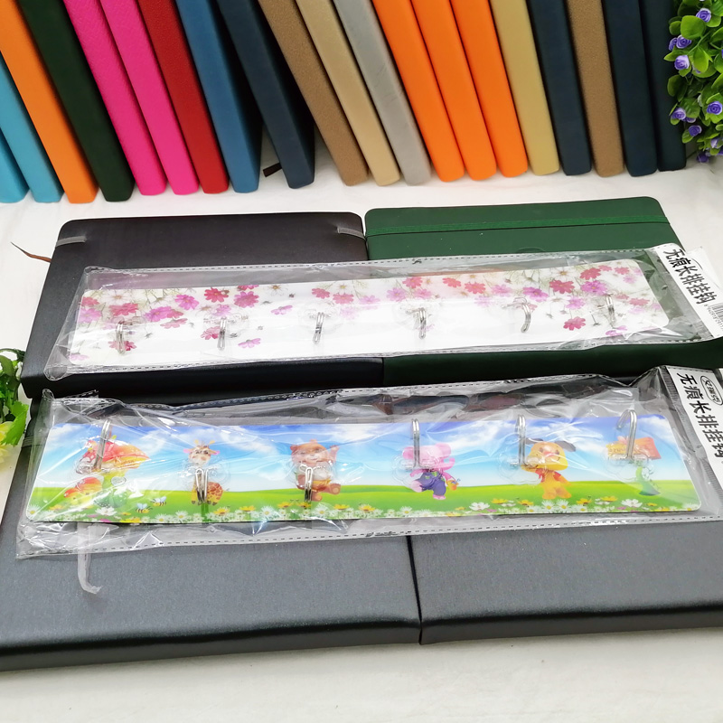 L1126 long, seamless six-link hook, strong adhesive hook, suction cup hook, Yiwu 2-yuan store, 2-yuan store wholesale Item Picture