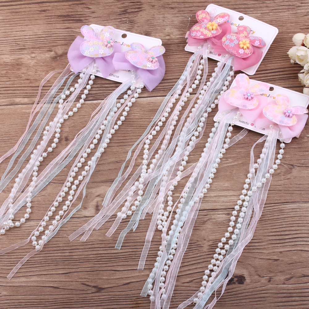 Children's bow headwear, little girls' Hanfu headwear, ancient costume cheongsam accessories, girls' hair flowers, new style accessories