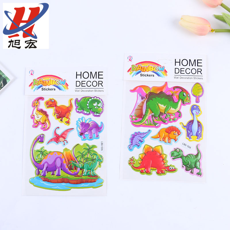 Children's reward stickers, stickers, 3D stereoscopic blister stickers, cartoon bubble stickers, children's DIY creative stickers Application Scenario