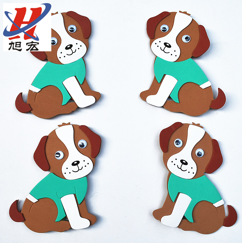 DIY creative stickers, animal handcrafted stickers, sponge stickers, early childhood education foam decorative sponge stickers Application Scenario