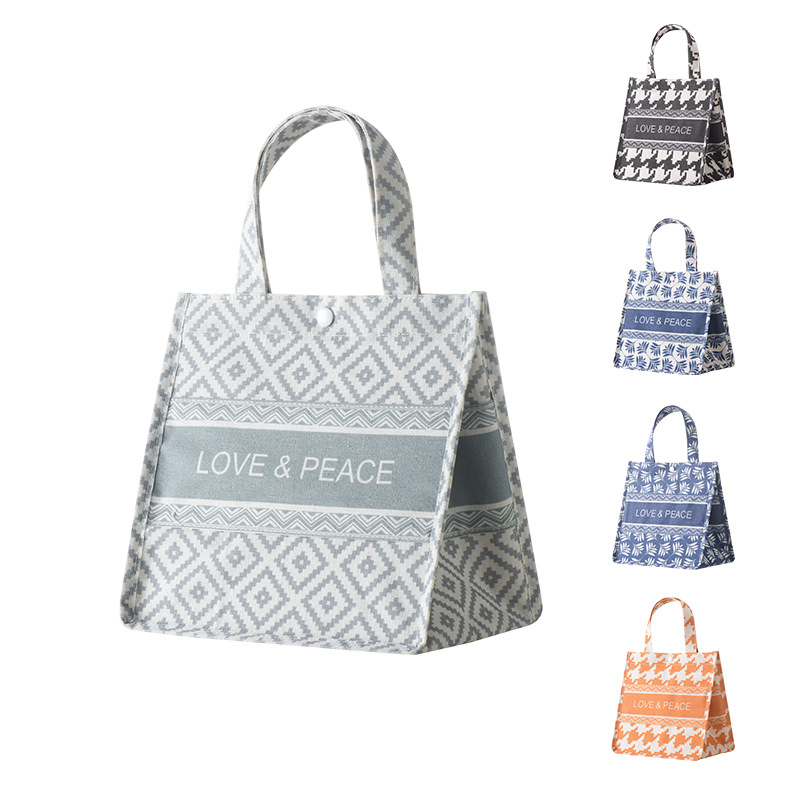 Nuevo estilo tote bag creativo simple bolso de compras de moda bolso de almacenamiento de libros tote bag personalizado al por mayor Item Picture