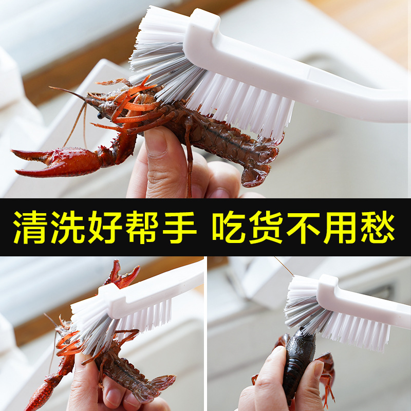Cup brush magic tool: Cup brush, blender, special brush for cleaning crayfish, long-handled small brush, no blind spots details Picture