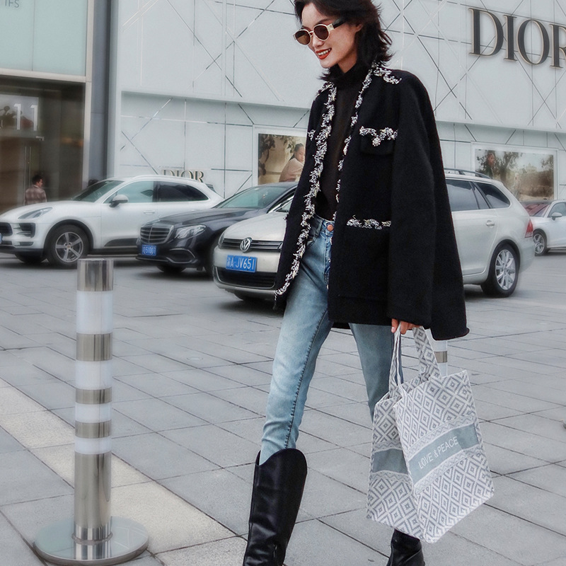 New handbag creative simple handbag fashion shopping bag book storage bag handbag customization wholesale