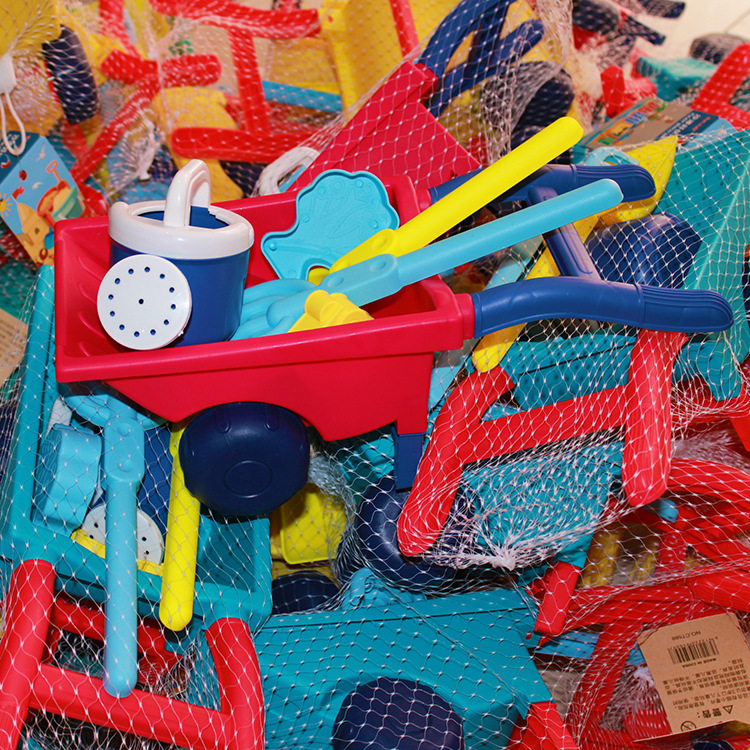 The manufacturer supplies beach trolleys, children's toys, beach sand-digging and sand-playing tool sets, and plastic two-wheeled trolleys thumbnail