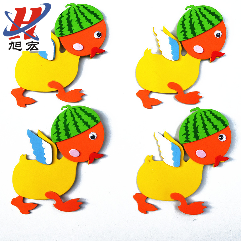 DIY creative stickers, animal handcrafted stickers, sponge stickers, early childhood education foam decorative sponge stickers