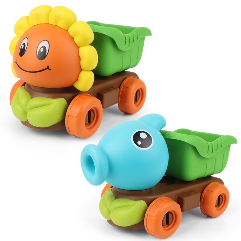 2022 New large-sized beach toy car Plant Mobilization Summer Thickened beach set Children's bath toy Item Picture