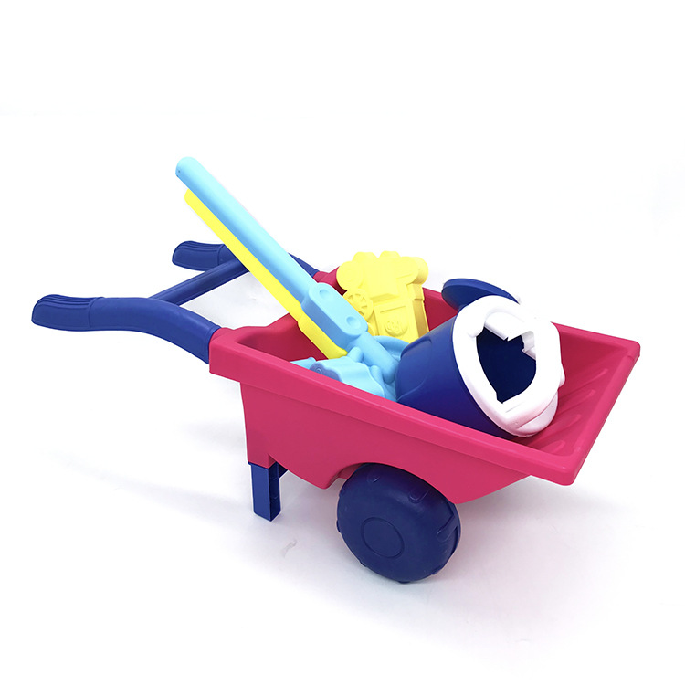 The manufacturer supplies beach trolleys, children's toys, beach sand-digging and sand-playing tool sets, and plastic two-wheeled trolleys Item Picture