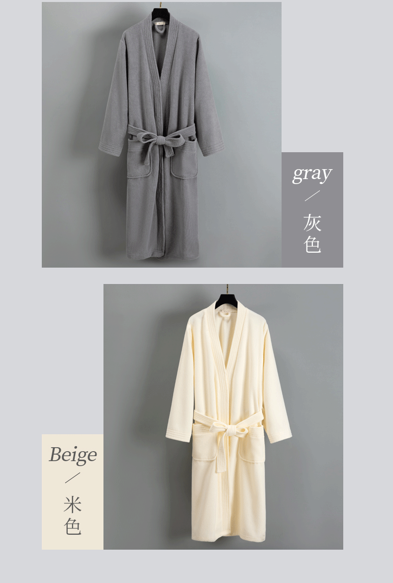 Albornoz toalla material hotel hombre mujer largo pareja albornoz verano velocidad de absorción seco boho verano albornoz pijama primavera otoño details Picture