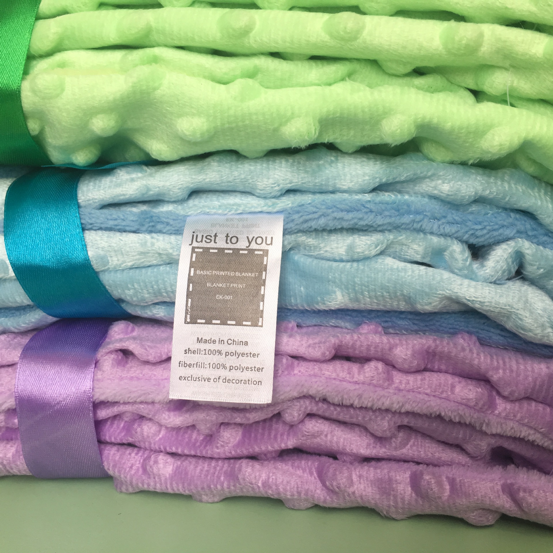 Bubble blanket ultra soft puffed short plush coral blanket autumn/winter Lamb fleece beanie fleece baby blanket thumbnail