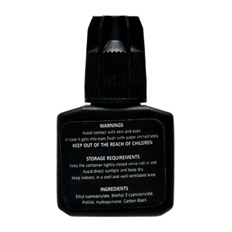 The new Korean eyelash extension glue dries in 0.5 seconds for 10ml and lasts for over 60 days. It has less weather odor and is a fine eyelash extension glue Item Picture