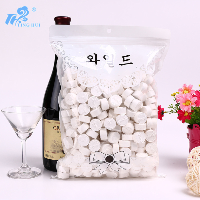 Towel full viscose non-woven compressed small square towel naked compressed towel wholesale can be customized thumbnail