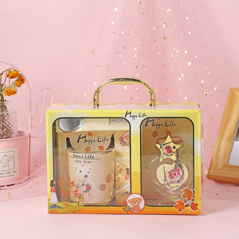 Wholesale of exquisite small gifts for your girlfriend and teacher, featuring a glittering wishing bottle, glass cup and luminous handicrafts Application Scenario