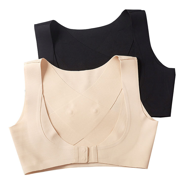 New back-pull traceless shaping chest support, traceless gathering and lactation adjustment type corrective belt, anti-hunchback shaping garment Item Picture