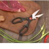 Wholesale two-yuan store multi-purpose stainless steel kitchen scissors, household kitchen chicken bone scissors, direct supply from the manufacturer details Picture