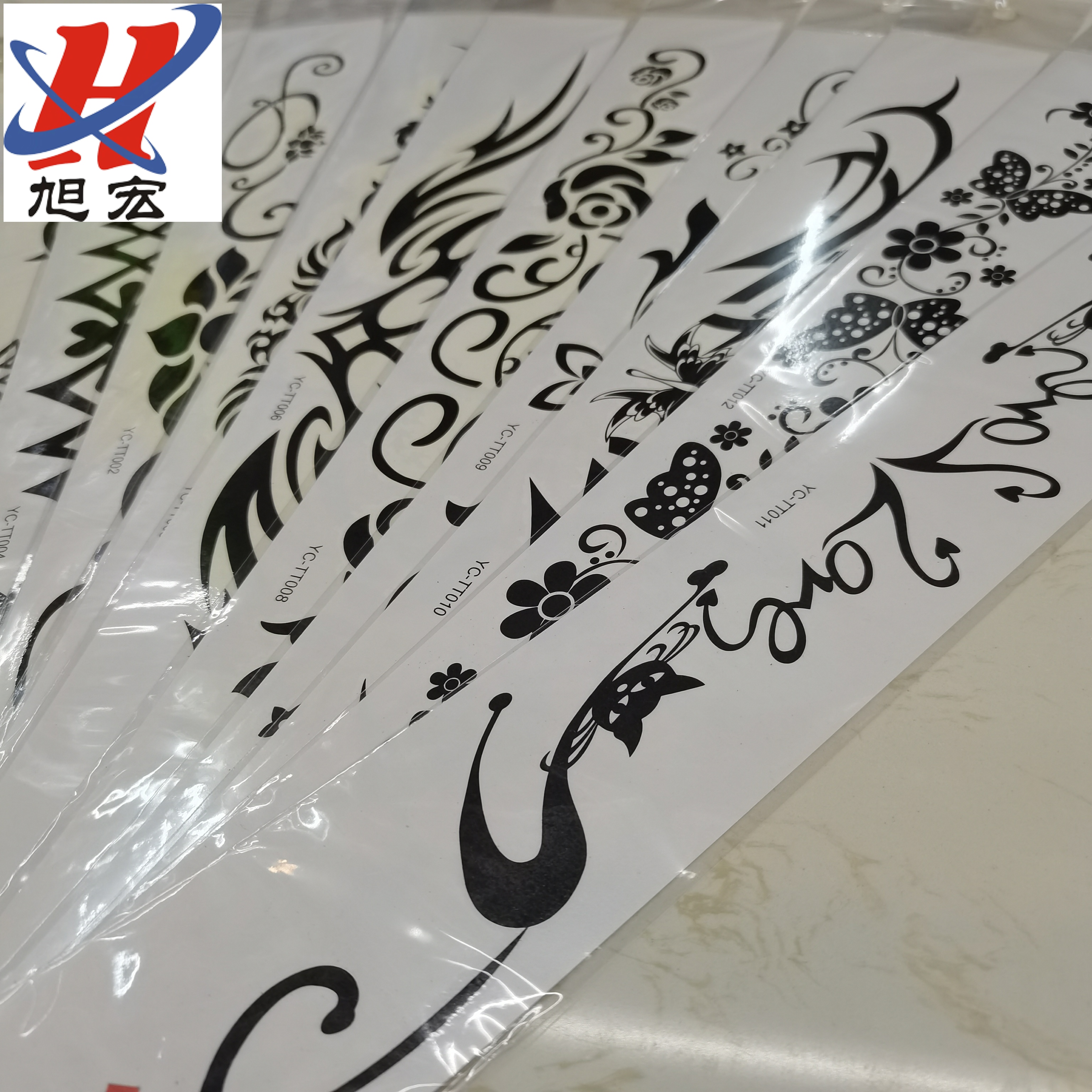 Aliexpress, Amazon, Instagram trendy black and white sexy lace flower lace tattoo stickers, sashimi tattoo stickers