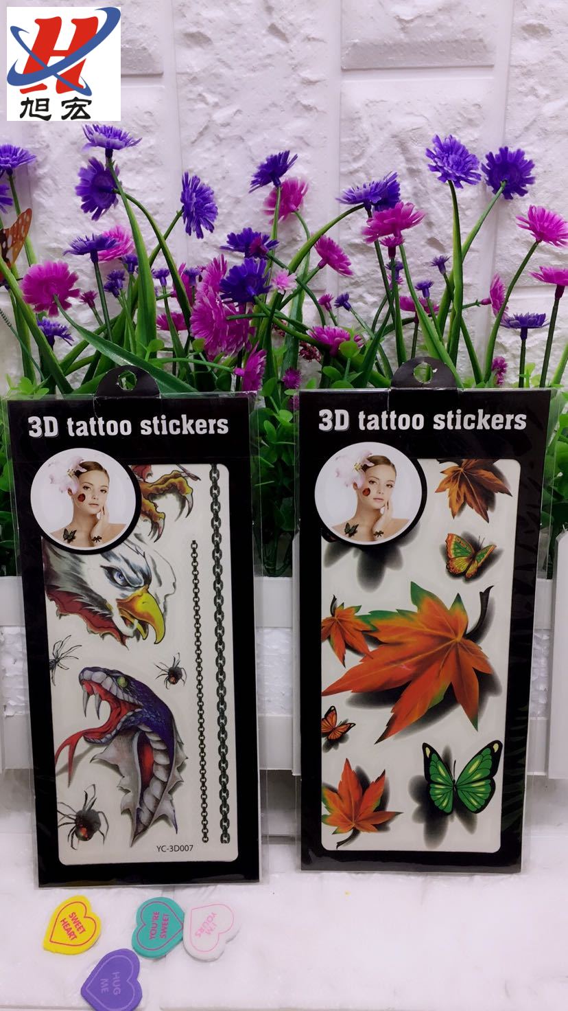 Color water transfer sticker, waterproof tattoo sticker factory direct sales, black lace tattoo Application Scenario