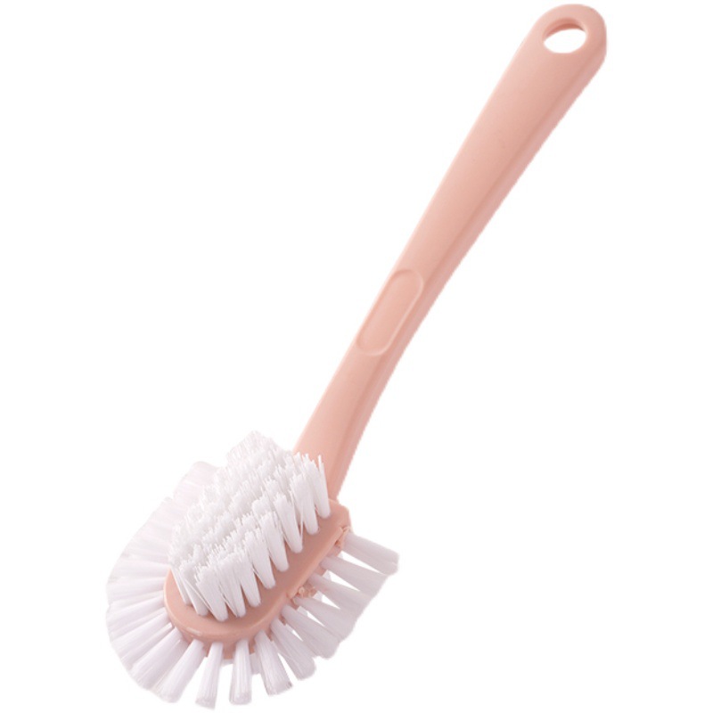 Long-handled soft-bristled shoe brush, a household special non-damaging shoe cleaning tool for children and babies. Five-sided plastic laundry and shoe cleaning brush Item Picture
