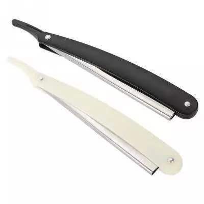 Old-fashioned manual razors for hairdressing, folding razors for hair cutting, hair and face scrapers for beauty salons, tools for beauty salons details Picture