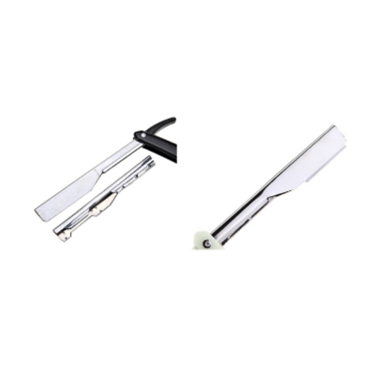 Old-fashioned manual razors for hairdressing, folding razors for hair cutting, hair and face scrapers for beauty salons, tools for beauty salons Item Picture