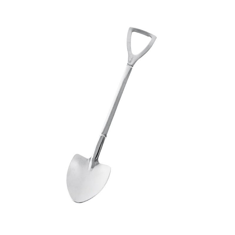 Creative and cute small spoons made of stainless steel for home use, such as watermelon spatula spoons for desserts, couple spoons, and Internet celebrities Item Picture