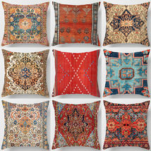 民族风波斯土耳其地毯图案抱枕套波斯抱枕风格靠枕