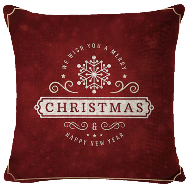 Christmas-style cushions, Christmas reindeer cushions, custom-made Santa Claus cushions Item Picture