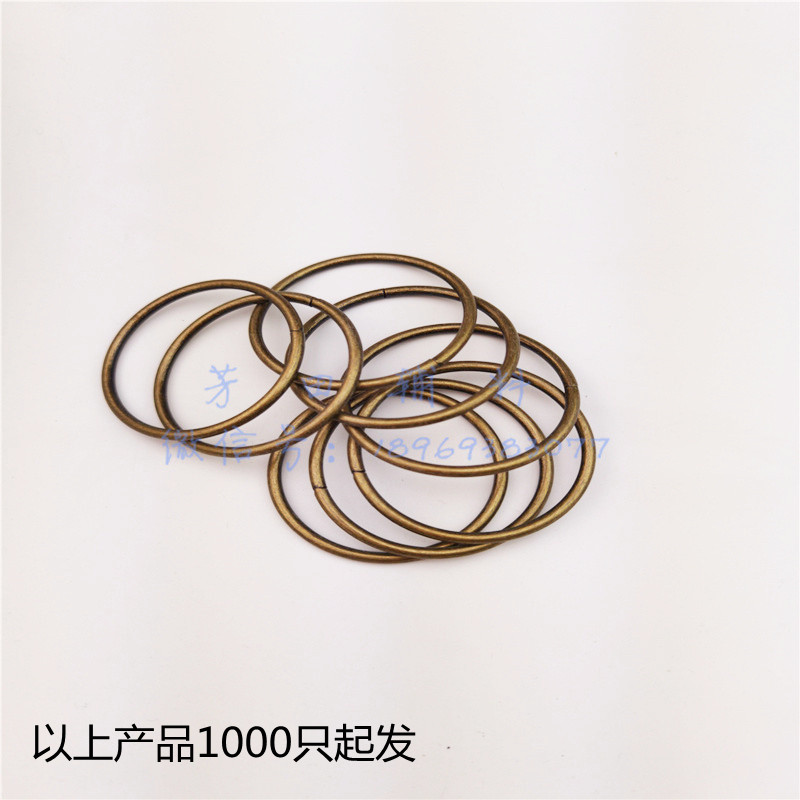 50 دائرة معدنية دائرية باللون البرونزي باللون الداخلي، باللونين الأبيض Item Picture