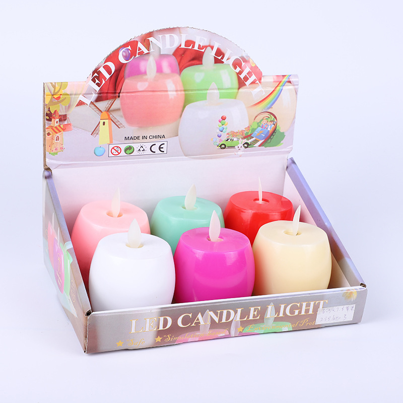 The creative and swinging flame Apple led candle lamp, a new type of electronic candle lamp, is a Christmas product