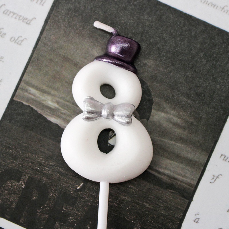 Birthday candle decorative handicrafts and ornaments details Picture